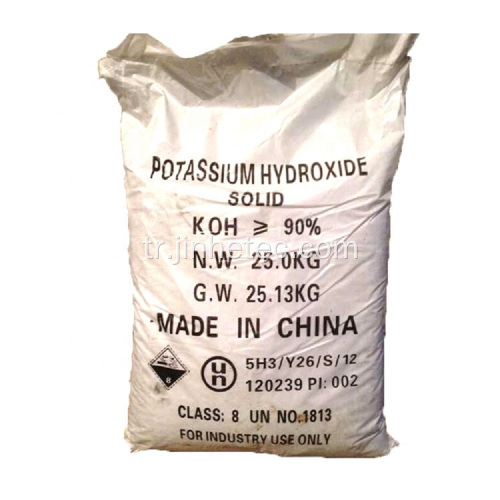 Potasyum hidroksit kostik potas% 90 endüstriyel sınıf